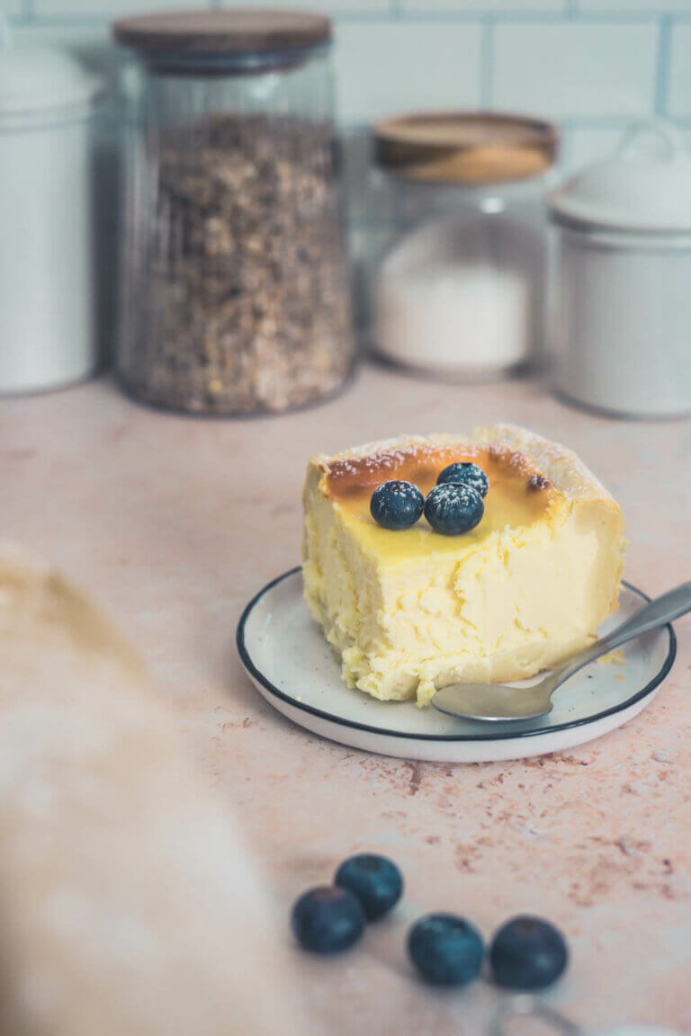 Schneller Käsekuchen mit Blätterteig